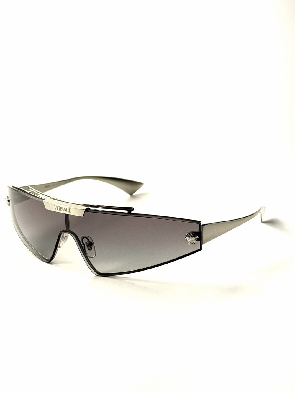Versace Mod. 2265 1000/11 Sunglasses NWT  Shield New Authentic